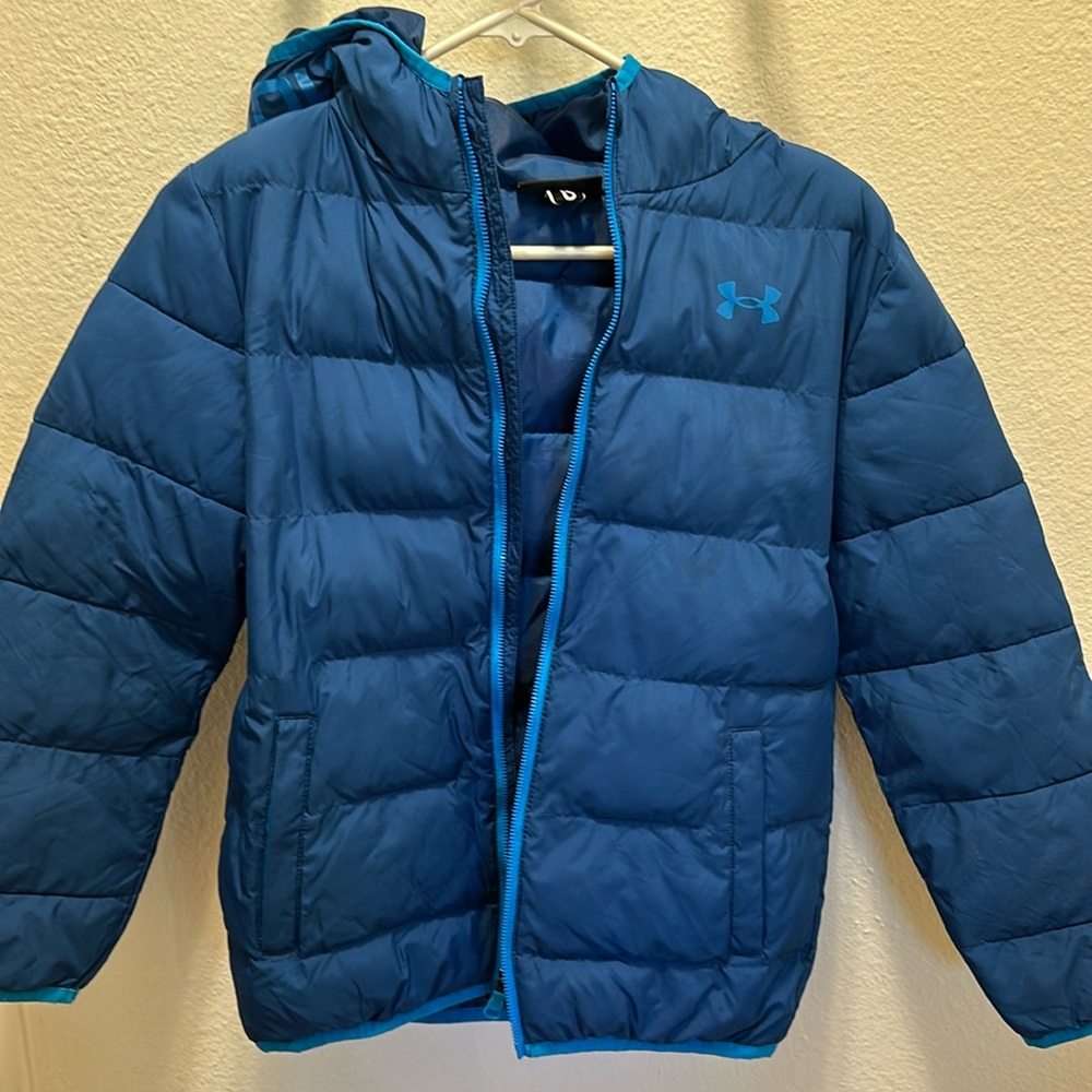 Under Armour boys medium blue jacket